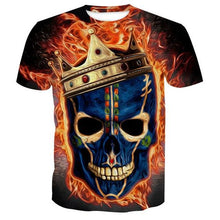 Load image into Gallery viewer, 3D Skull T-shirt Collection V11