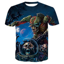 Load image into Gallery viewer, 3D Skull T-shirt Collection V11