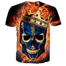 Load image into Gallery viewer, 3D Skull T-shirt Collection V11