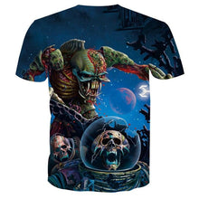Load image into Gallery viewer, 3D Skull T-shirt Collection V11
