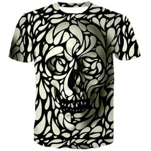 Load image into Gallery viewer, 3D Skull T-shirt Collection V12