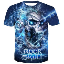 Load image into Gallery viewer, 3D Skull T-shirt Collection V13