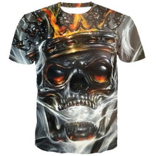 Load image into Gallery viewer, 3D Skull T-shirt Collection V13