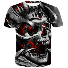 Load image into Gallery viewer, 3D Skull T-shirt Collection V13