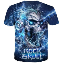 Load image into Gallery viewer, 3D Skull T-shirt Collection V13