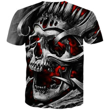 Load image into Gallery viewer, 3D Skull T-shirt Collection V13