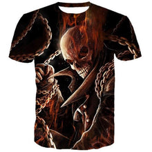 Load image into Gallery viewer, 3D Skull T-shirt Collection V14