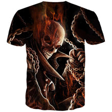 Load image into Gallery viewer, 3D Skull T-shirt Collection V14