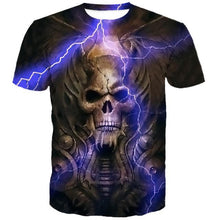 Load image into Gallery viewer, 3D Skull T-shirt Collection V15