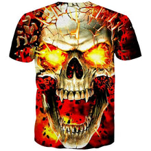 Load image into Gallery viewer, 3D Skull T-shirt Collection V15