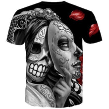 Load image into Gallery viewer, 3D Skull T-shirt Collection V16