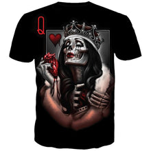 Load image into Gallery viewer, 3D Skull T-shirt Collection V16