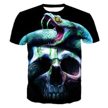 Load image into Gallery viewer, 3D Skull T-shirt Collection V18
