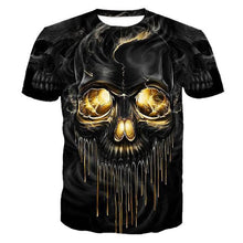 Load image into Gallery viewer, 3D Skull T-shirt Collection V18