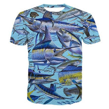 Load image into Gallery viewer, 3D Fish T- Shirt Collection V3