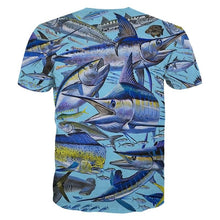 Load image into Gallery viewer, 3D Fish T- Shirt Collection V3