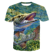 Load image into Gallery viewer, 3D Fish T- Shirt Collection V7