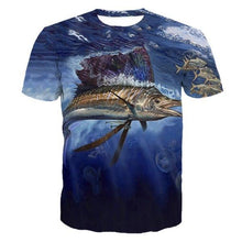 Load image into Gallery viewer, 3D Fish T- Shirt Collection V8