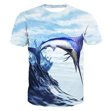 Load image into Gallery viewer, 3D Fish T- Shirt Collection V10