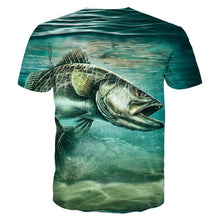 Load image into Gallery viewer, 3D Fish T- Shirt Collection V12