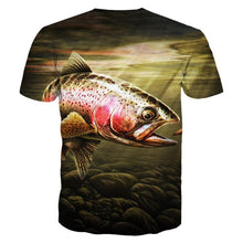 Load image into Gallery viewer, 3D Fish T- Shirt Collection V13