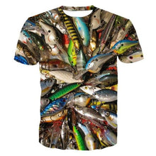 Load image into Gallery viewer, 3D Fish T- Shirt Collection V15