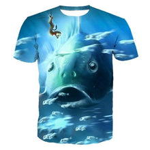 Load image into Gallery viewer, 3D Fish T- Shirt Collection V15