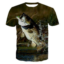 Load image into Gallery viewer, 3D Fish T- Shirt Collection V17