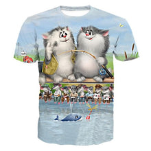 Load image into Gallery viewer, 3D Fish T- Shirt Collection V18