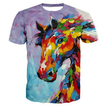 Load image into Gallery viewer, 3D Horse T-shirt Collection V3
