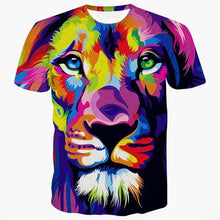 Load image into Gallery viewer, 3D Lion T-shirt Collection 1
