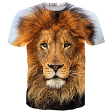 Load image into Gallery viewer, 3D Lion T-shirt Collection 1