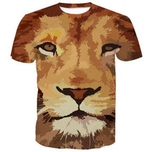 Load image into Gallery viewer, 3D Lion T-shirt Collection 3