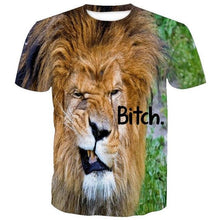 Load image into Gallery viewer, 3D Lion T-shirt Collection 3