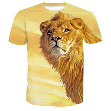 Load image into Gallery viewer, 3D Lion T-shirt Collection 4