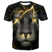 Load image into Gallery viewer, 3D Lion T-shirt Collection 4