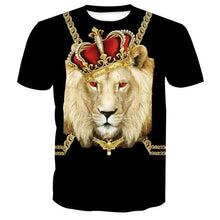 Load image into Gallery viewer, 3D Lion T-shirt Collection 4