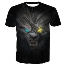 Load image into Gallery viewer, 3D Lion T-shirt Collection 4