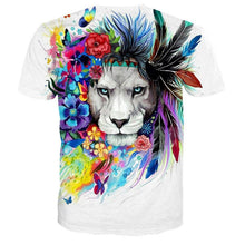 Load image into Gallery viewer, 3D Lion T-shirt Collection 4