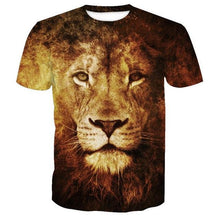 Load image into Gallery viewer, 3D Lion T-shirt Collection 5