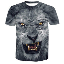 Load image into Gallery viewer, 3D Lion T-shirt Collection 5