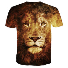 Load image into Gallery viewer, 3D Lion T-shirt Collection 5