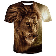 Load image into Gallery viewer, 3D Lion T-shirt Collection 6