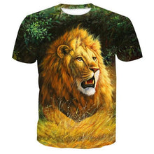 Load image into Gallery viewer, 3D Lion T-shirt Collection 6
