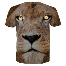 Load image into Gallery viewer, 3D Lion T-shirt Collection 6