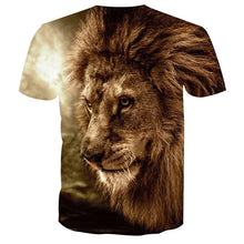 Load image into Gallery viewer, 3D Lion T-shirt Collection 6