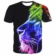 Load image into Gallery viewer, 3D Lion T-shirt Collection 7