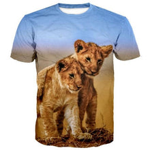 Load image into Gallery viewer, 3D Lion T-shirt Collection 7