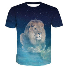 Load image into Gallery viewer, 3D Lion T-shirt Collection 7