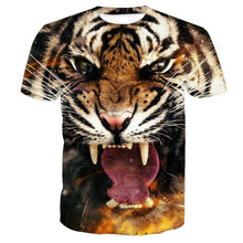Load image into Gallery viewer, 3D Tiger T-shirt Collection V3